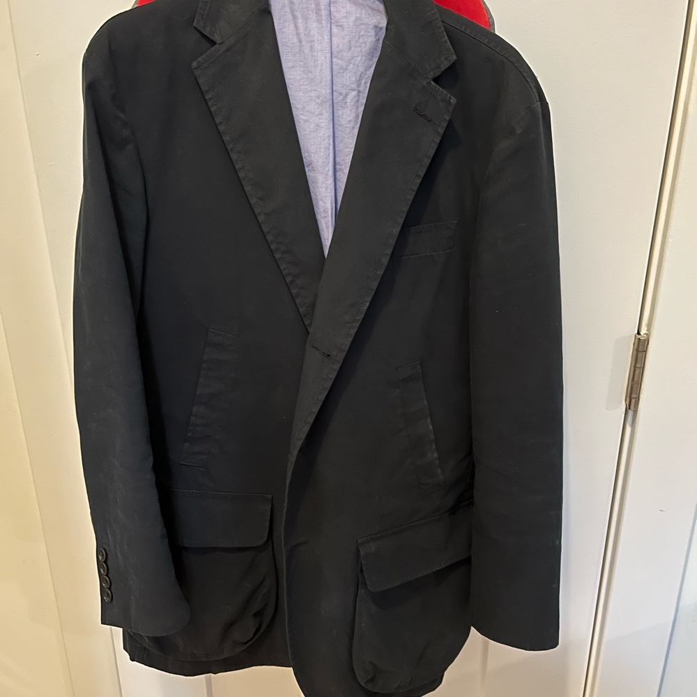 Sid Mashburn Trailblazer Sportcoat Navy Blue Size 44 US